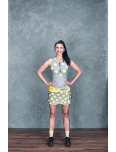 Dámska MTB sukňa Silvini Isorno Pre šedá/žltá