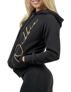 Mikina kapucňou NEBBIA Women s Classic Zip-Up Hoodie INTENSE Signature Gold 8454030 S