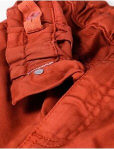 Dievčenské krátke nohavice v tehlovej farbe 5.10.15.kids