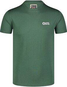 Nordblanc Zelené pánske tričko z organickej bavlny SAILBOARD