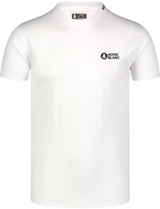 Nordblanc Biele pánske tričko z organickej bavlny SAILBOARD