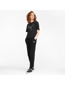 Puma ESS+ Embroidery High-Waist Pants TR cl black