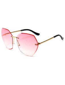 VFstyle Dámske slnečné okuliare California ružové CAL01
