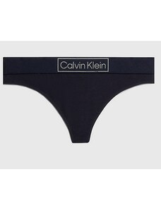 Calvin Klein Dámske Tanga QF6774E tmavomodré - XS
