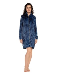 Effetto Woman's Housecoat 3121 Navy Blue