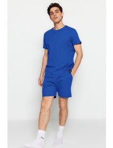 Trendyol Saxe Regular Fit Waffle Knitted Shorts Pajamas Set