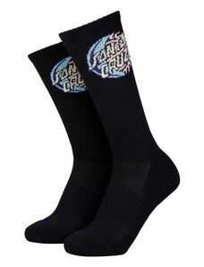 ponožky SANTA CRUZ - Eclipse Dot Sock Black (BLACK)