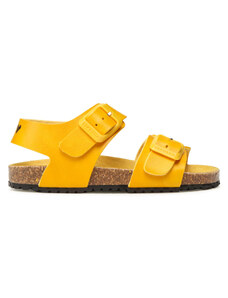 Žlté kožené sandále Garvalín