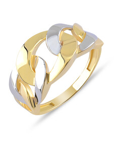 Lillian Vassago Originálny prsteň v kombinovanom zlate LLV59-GR005