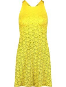 Nordblanc Žlté dámske športové šaty CROSSED