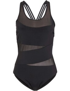 bonprix Exkluzívne sťahovacie plavky, ľahký tvarujúci efekt, z recyklovaného polyamidu, farba čierna, rozm. 48