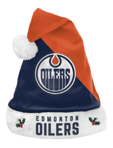 Edmonton Oilers zimná čiapka foco colorblock santa hat