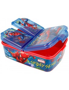 Stor Multibox na desiatu Spiderman s 3 priehradkami - motív Grafiti