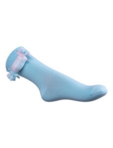 DAGA Dievčenské ponožky s ozdobou cukríka modré SWEET DREAMS