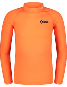 Nordblanc Oranžové detské tričko s UV ochranou SEASHELL