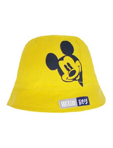 AJS Chlapčenský letný klobúčik horčicový - Mickey, obv. hlavy 52 cm