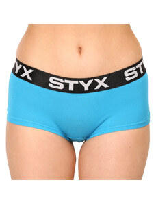 3PACK dámske nohavičky Styx s nohavičkou viacfarebné (3IN96019)