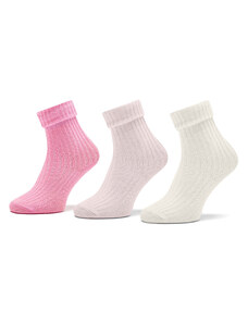 Súprava 3 párov vysokých detských ponožiek United Colors Of Benetton