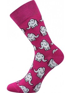 WOODOO farebné veselé ponožky Lonka - SLON - 1 pár