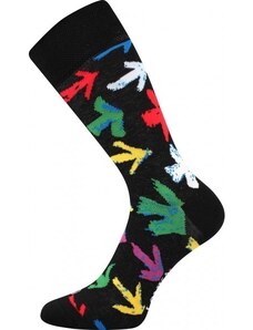 WOODOO farebné veselé ponožky Lonka - CRAZY ŠIPKY - 1 pár