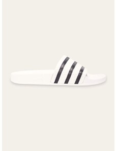Šľapky adidas Originals pánske, biela farba