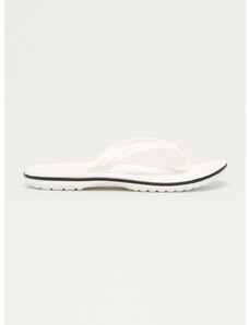Žabky Crocs Crocband Flip dámske, biela farba, 11033
