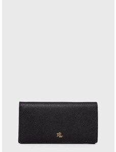 Peňaženka Lauren Ralph Lauren dámska,čierna farba,432802917009