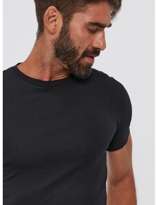 Tričko Polo Ralph Lauren (2-pack) pánske, čierna farba, jednofarebné, 714835960001