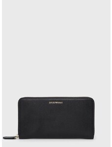 Peňaženka Emporio Armani dámska, čierna farba