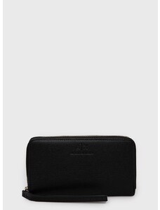 Peňaženka Armani Exchange dámska, čierna farba