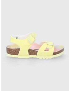 Detské sandále Birkenstock žltá farba