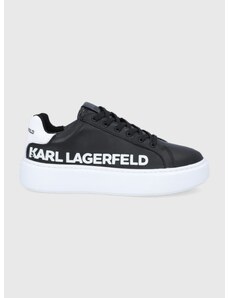 Topánky Karl Lagerfeld MAXI KUP čierna farba