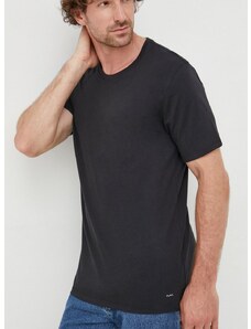 Bavlnené tričko MICHAEL Michael Kors čierna farba, jednofarebné