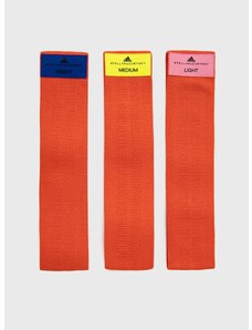 Odporová guma adidas by Stella McCartney (3-pak) H59865 oranžová farba