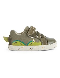 Detské topánky Geox zelená farba
