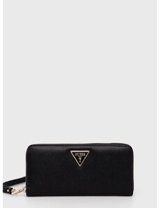 Peňaženka Guess LAUREL dámsky, čierna farba, SWZG85 00460