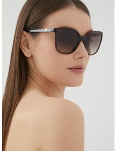 Slnečné okuliare Guess dámske, hnedá farba, GU7748_6052F
