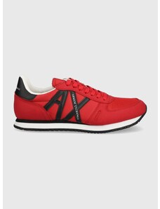 Topánky Armani Exchange červená farba XUX017 XCC68 K667