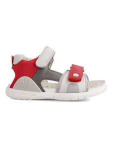 Detské kožené sandále Biomecanics červená farba