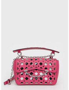 Kabelka Karl Lagerfeld ružová farba