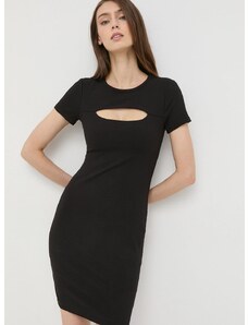Šaty Guess LANA čierna farba, mini, priliehavá, WBYK95 KB9E2