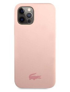Puzdro na mobil Lacoste ružová farba