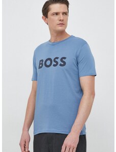 Boss Orange Bavlnené tričko BOSS BOSS CASUAL pánske, s potlačou, 50481923