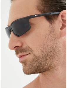 Slnečné okuliare Tommy Hilfiger pánske, šedá farba