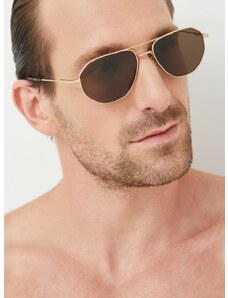 Slnečné okuliare Tommy Hilfiger pánske, zlatá farba