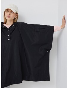 Bunda Lauren Ralph Lauren dámska, čierna farba, prechodná, oversize