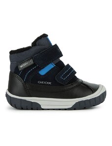 Detské zimné topánky Geox tmavomodrá farba
