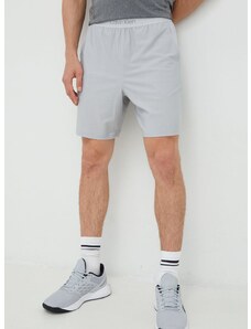 Tréningové šortky Calvin Klein Performance pánske, šedá farba,