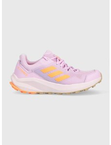 Topánky adidas TERREX Trailrider dámske, fialová farba,