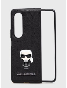 Puzdro na mobil Karl Lagerfeld Galaxy Z Fold 4 čierna farba